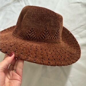 [San Diego Hat Co] Brown Felt Wide Brim Hat